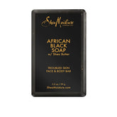SheaMoisture African Black Soap Original Scent Face and Body Bar Soap - 3.5oz: Moisturizing, Contains Tea Tree Oil