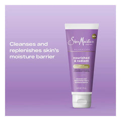SheaMoisture Melanin Care Gentle Cream Cleanser, Nourished & Radiant with Pro-Ceramides & Elderberry Complex - 6 fl oz: Face Cleanser