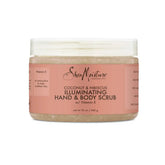 SheaMoisture Coconut & Hibiscus Illuminating Hand and Body Scrub - 12oz: Paraben-Free, Sulfate-Free, Contains Coconut Oil