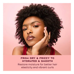 SheaMoisture Coconut and Hibiscus Curl & Shine Conditioner 13 fl oz + Curl Enhancing Smoothie For Thick Curly Hair + 12 oz