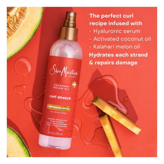 SheaMoisture Curl Stretch Refresher Spray Kalahari Melon Oil & Marula Oil Infused with Hyaluronic Serum for Type 4 Hair - 8 fl oz