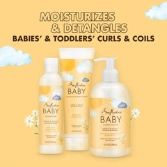 SheaMoisture Baby Raw Shea + Chamomile + Argan Oil Moisturizes & Detangles for Curls & Coils Detangler - 8 fl oz