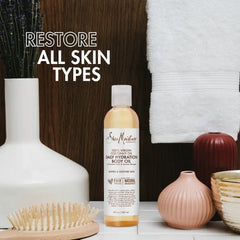 SheaMoisture Daily Hydration Coconut Body Oil - 8 fl oz: Whole Body Application, Combination & Dry Skin, Paraben-Free