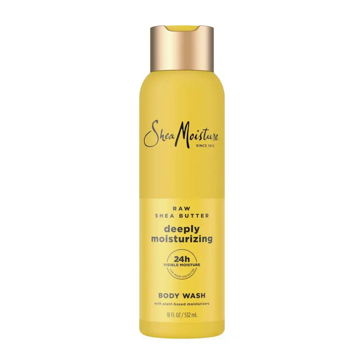 SheaMoisture Body Wash Deeply Moisturizing - Raw Shea Butter with Pro-Ceramides & Frankincense - 18 fl oz