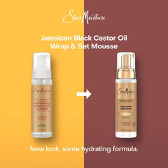 SheaMoisture Manuka Honey & Mafura Oil Hydrating Wrap & Set Hair Mousse - 7.5 fl oz: Paraben-Free, Sulfate-Free, Curl Enhancing