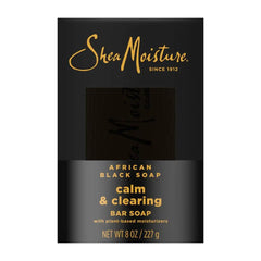 SheaMoisture African Black Bar Soap - 8oz: Moisturizing, Basic Cleansing, For Normal Skin