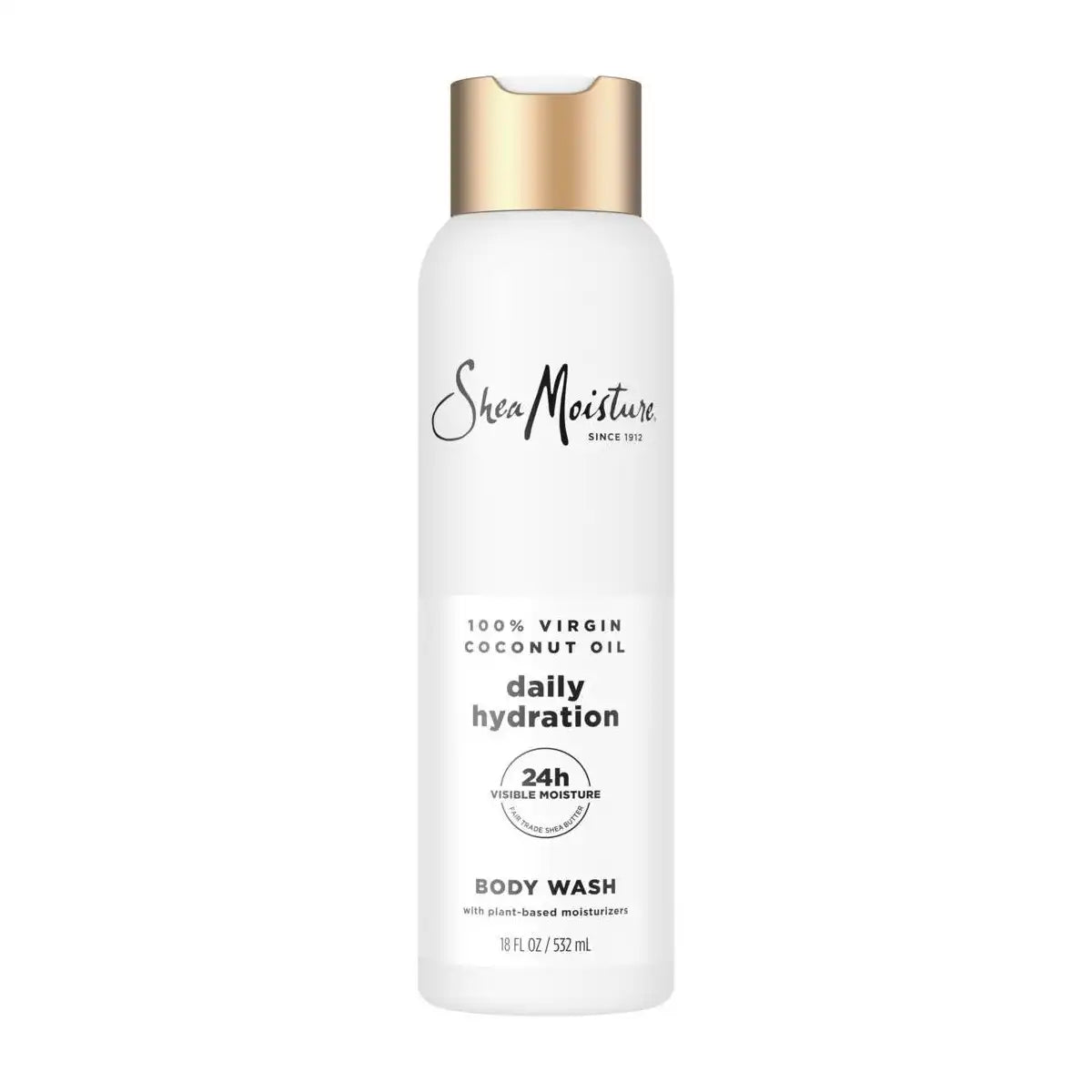 SheaMoisture Body Wash Daily Hydration - 100% Virgin Coconut Oil with Coconut Milk & Glycerin - 18 fl oz