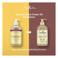 SheaMoisture Jamaican Black Castor Oil Strengthen & Restore Conditioner - 13 fl oz: Moisturizing, Deep Hydration, For Textured Hair