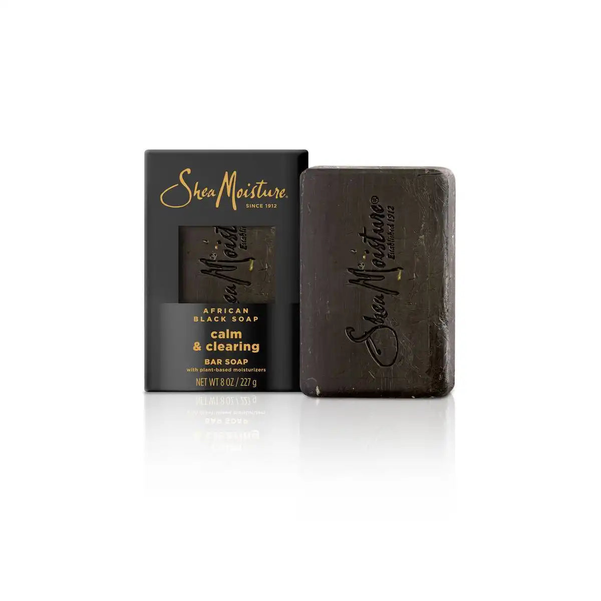 SheaMoisture African Black Bar Soap - 8oz: Moisturizing, Basic Cleansing, For Normal Skin