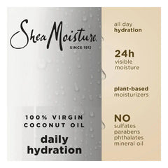 SheaMoisture Body Wash Daily Hydration - 100% Virgin Coconut Oil with Coconut Milk & Glycerin - 18 fl oz