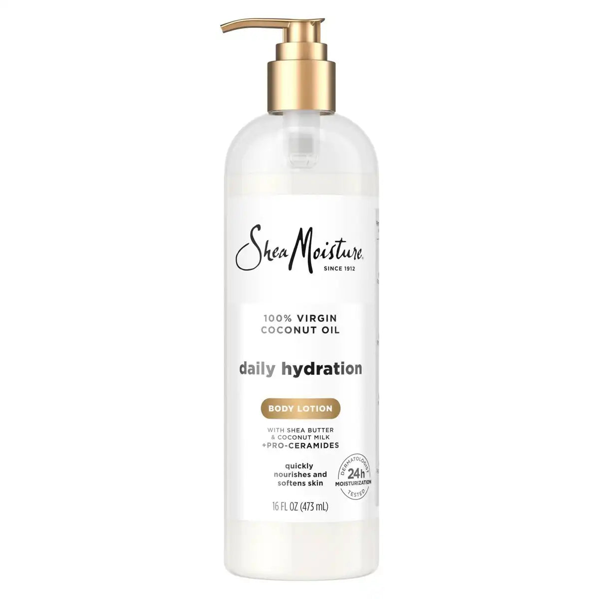 SheaMoisture Virgin Coconut Oil Body Lotion - 16 fl oz: Paraben-Free, For Dry Skin, Moisturizing Squeeze Bottle
