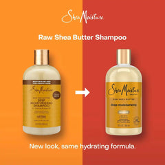 SheaMoisture Raw Shea Butter Deep Moisturizing Shampoo - 13 fl oz: Nourishes Textured & Curly Hair, No Sulfates