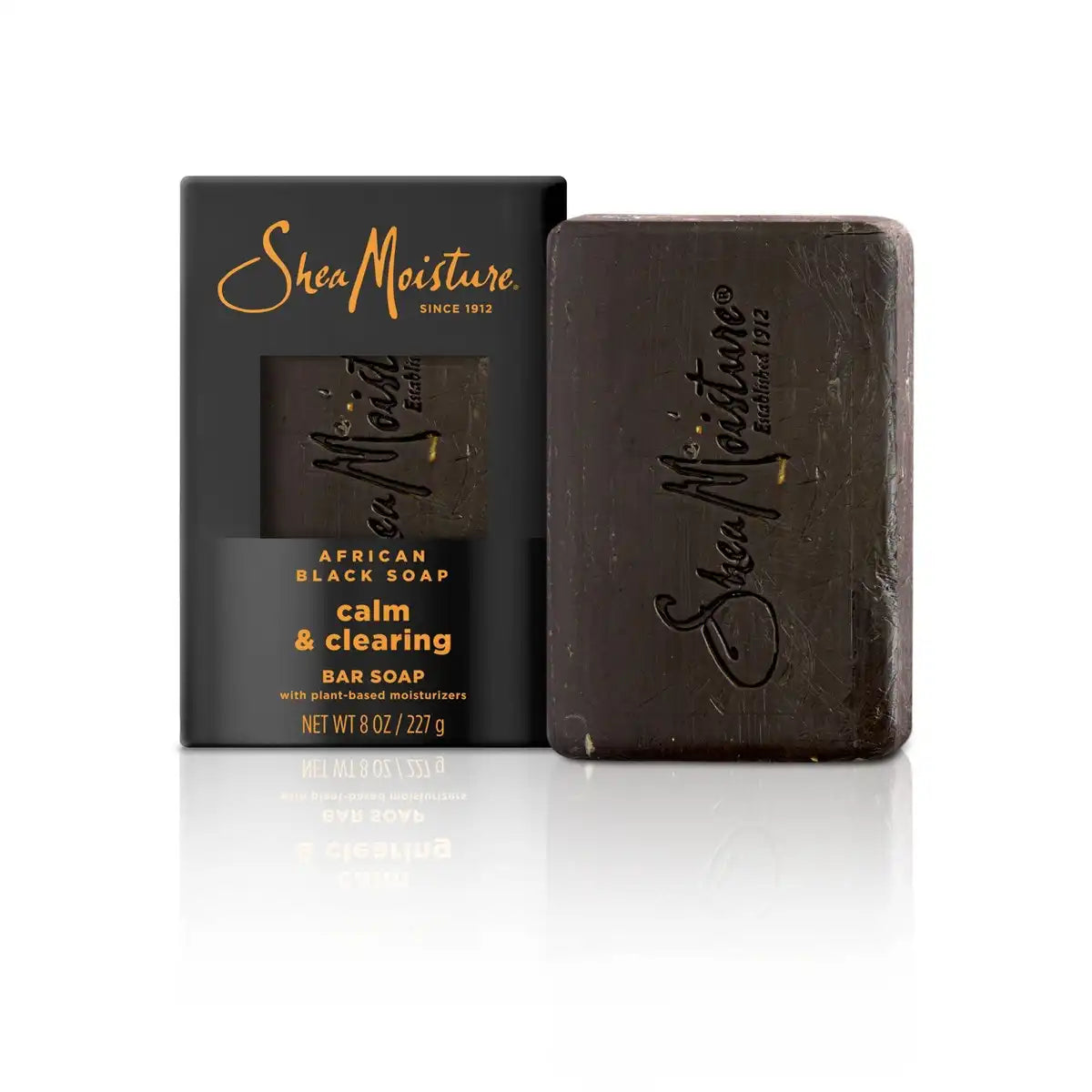 SheaMoisture Calm & Clearing Bar Soap - African Black Soap - 8oz