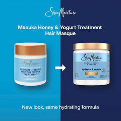 SheaMoisture Manuka Honey & Yogurt Hydrate + Repair Hair Mask - 8oz: Paraben-Free, Sulfate-Free, Textured Hair