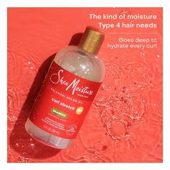 SheaMoisture Curl Stretch Shampoo Kalahari Melon Oil & Marula Oil Infused with Hyaluronic Serum for Type 4 Hair - 13 fl oz