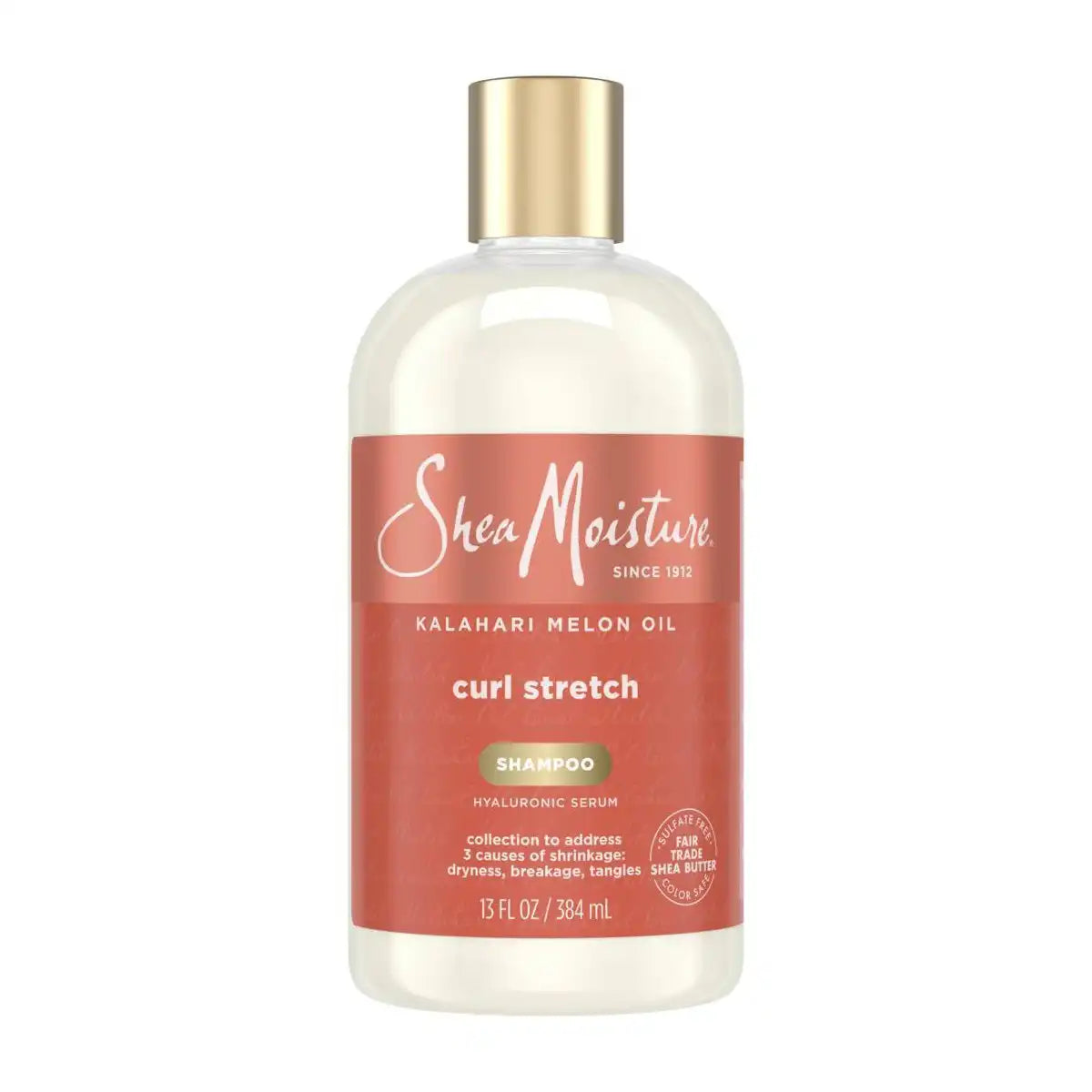 SheaMoisture Curl Stretch Shampoo Kalahari Melon Oil & Marula Oil Infused with Hyaluronic Serum for Type 4 Hair - 13 fl oz