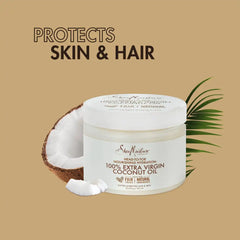 SheaMoisture 100% Extra Virgin Coconut Oil - Body Oil, Skin Care & Hair Moisturizer - 10.1 fl oz